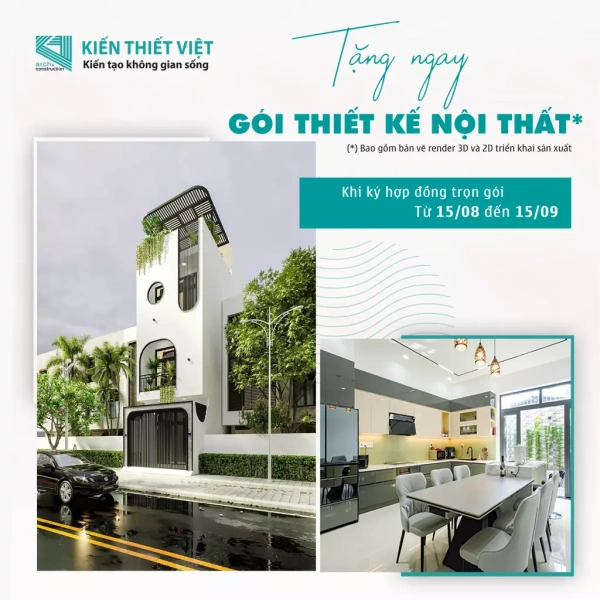 THIẾT KẾ NỘI THẤT HOÀN TOÀN MIỄN PHÍ