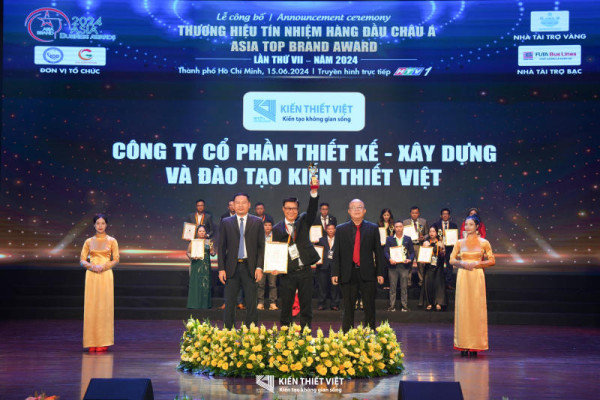 Kiến Thiết Việt – Thương hiệu Tín nhiệm hàng đầu Châu Á 2024