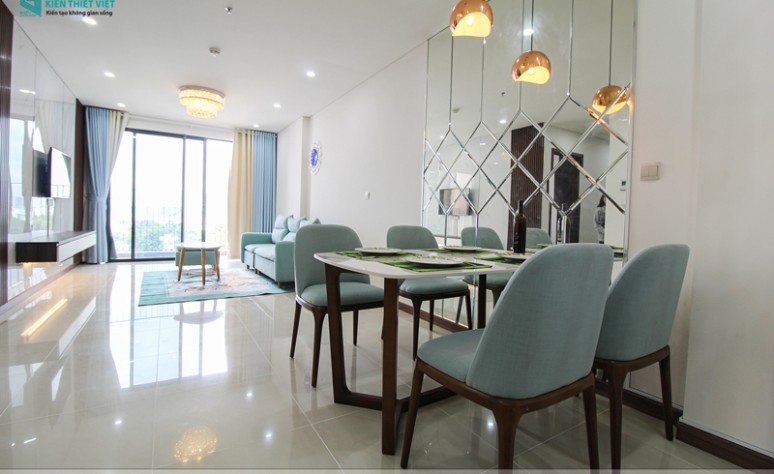 [Công trình thực tế] Thi công nội thất căn hộ Hado Centrosa Garden 95m2