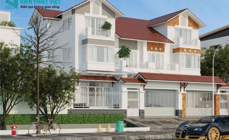 Thiết kế biệt thự song lập Nam Phú quận 7