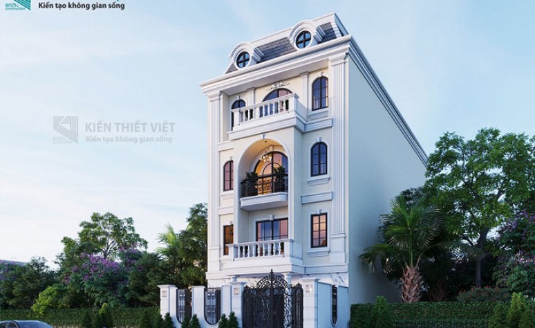 Biệt thự đơn lập tân cổ điển