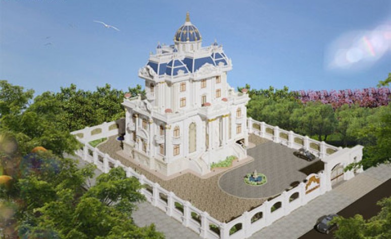 Thiết kế biệt thự cổ điển Châu Âu