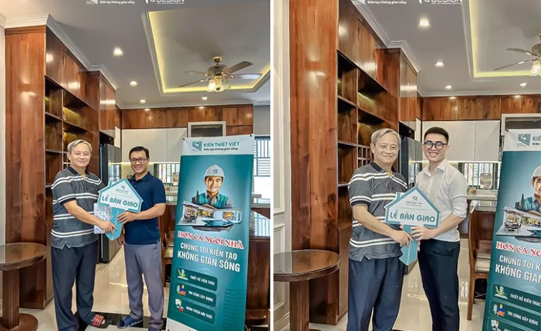 [Bàn giao] Nhà dự án – Nội thất 100% gỗ óc chó
