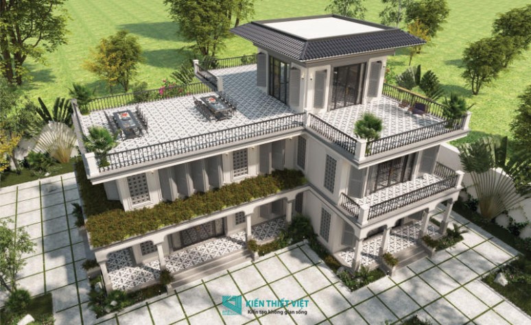 N Villa – Biệt thự Indochine mang nét hoài cổ Á Đông