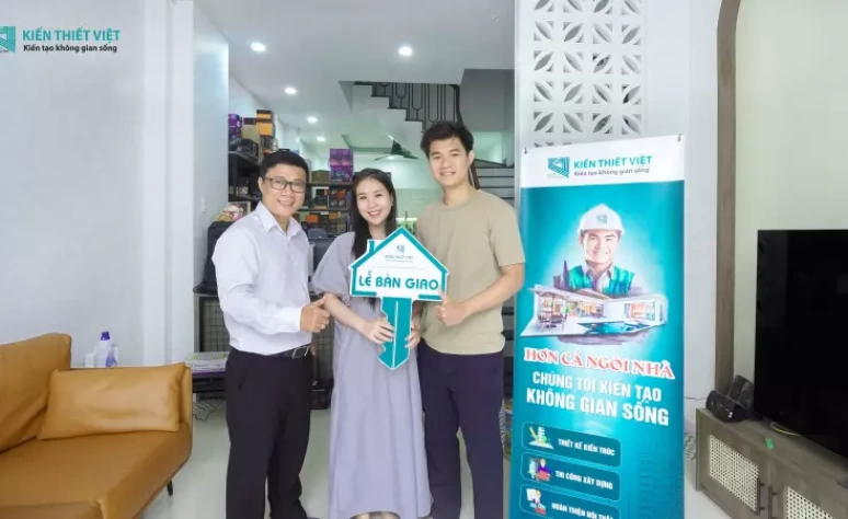 [Bàn giao] Nhà phố Indochine – Giao thoa kiến trúc Việt Pháp