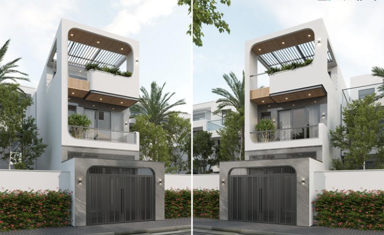 NHA BE TOWNHOUSE – Thiết kế nhà phố ngập tràn sắc xanh nhiệt đới