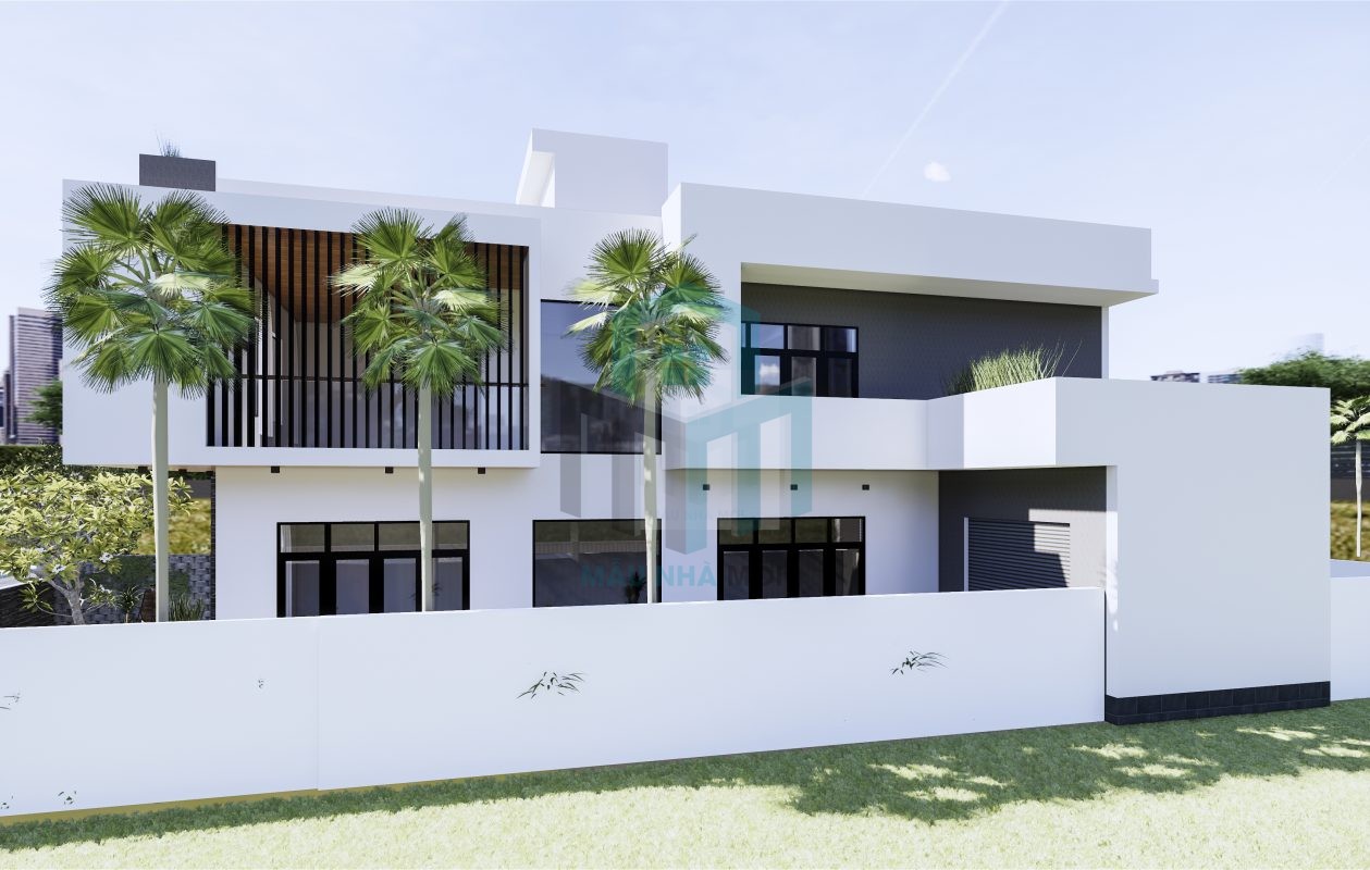 Phối cảnh 3D – Biệt thự sân vườn tại Daknong (3)
