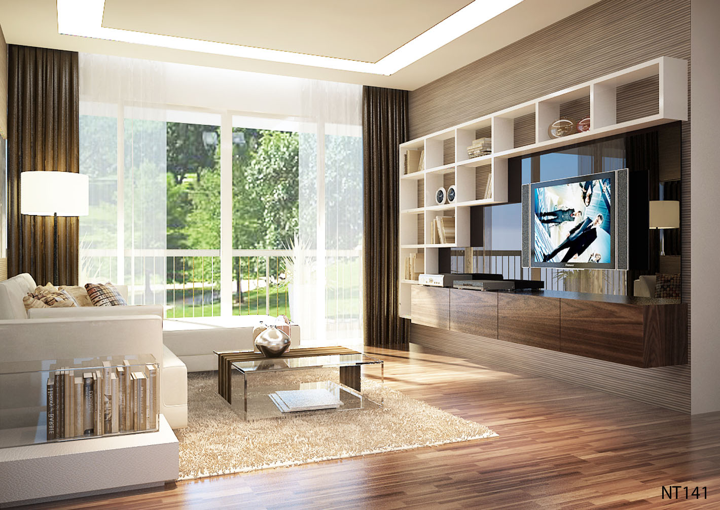 Phối cảnh 3D – Tổng hợp một số thiết kế phòng khách (24)