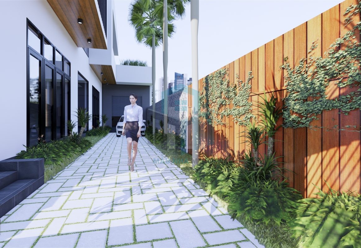 Phối cảnh 3D – Biệt thự sân vườn tại Daknong (5)