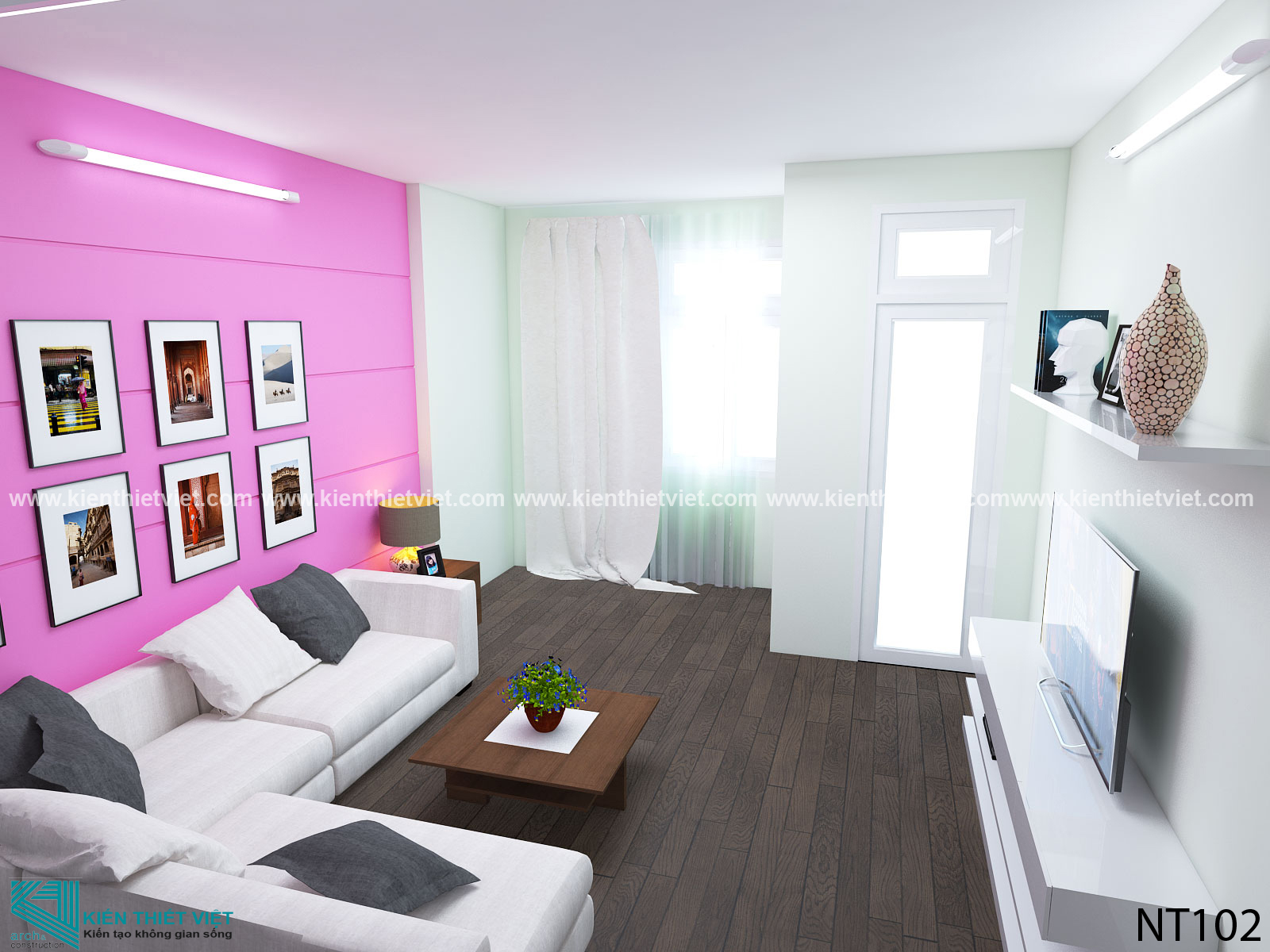 Phối cảnh 3D – Tổng hợp một số thiết kế phòng khách (20)