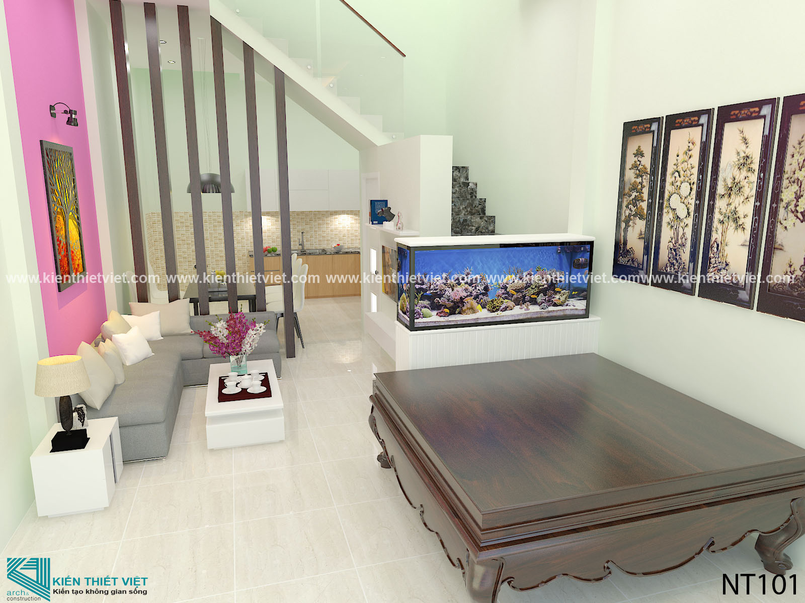 Phối cảnh 3D – Tổng hợp một số thiết kế phòng khách (19)