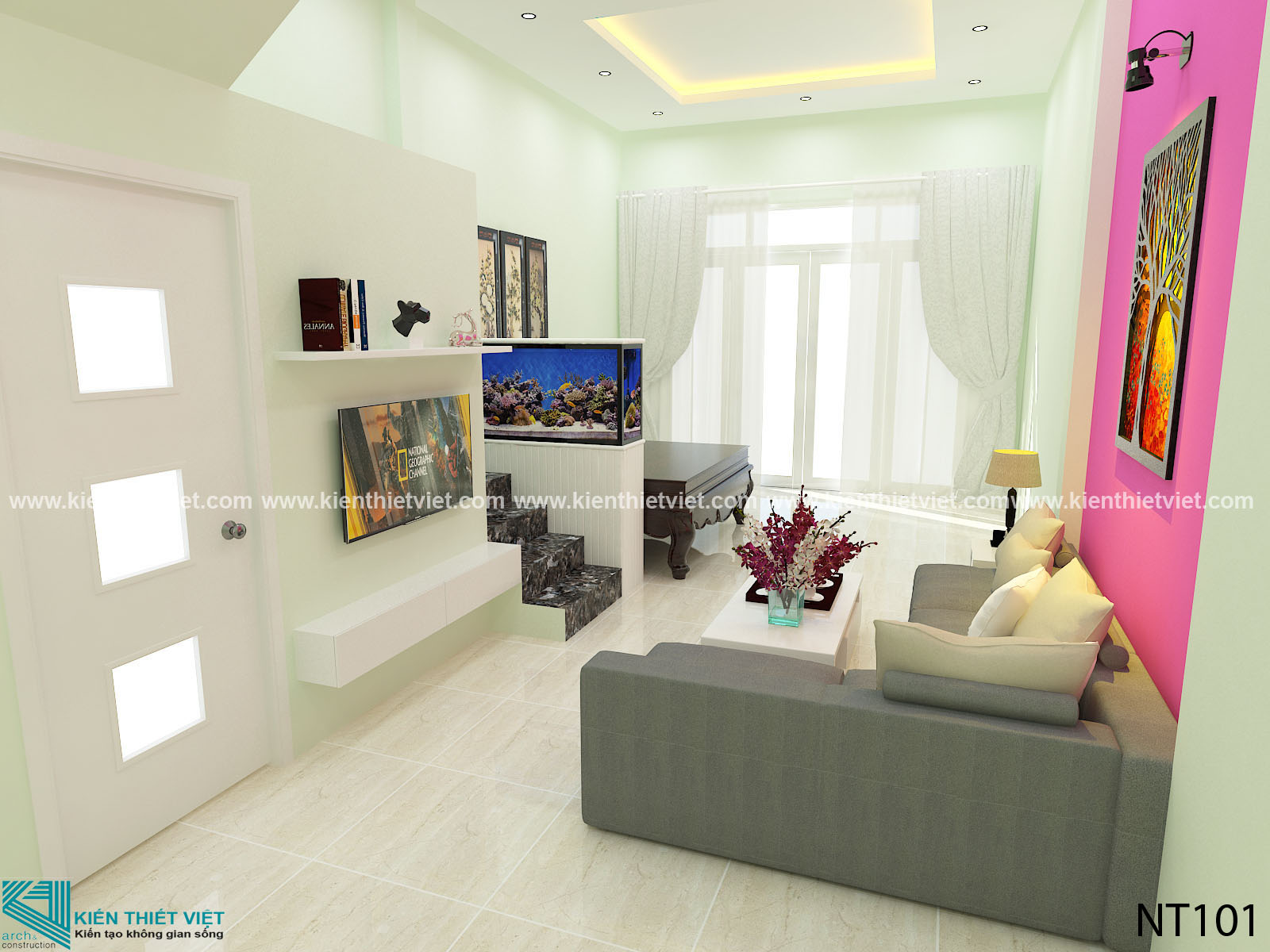 Phối cảnh 3D – Tổng hợp một số thiết kế phòng khách (18)