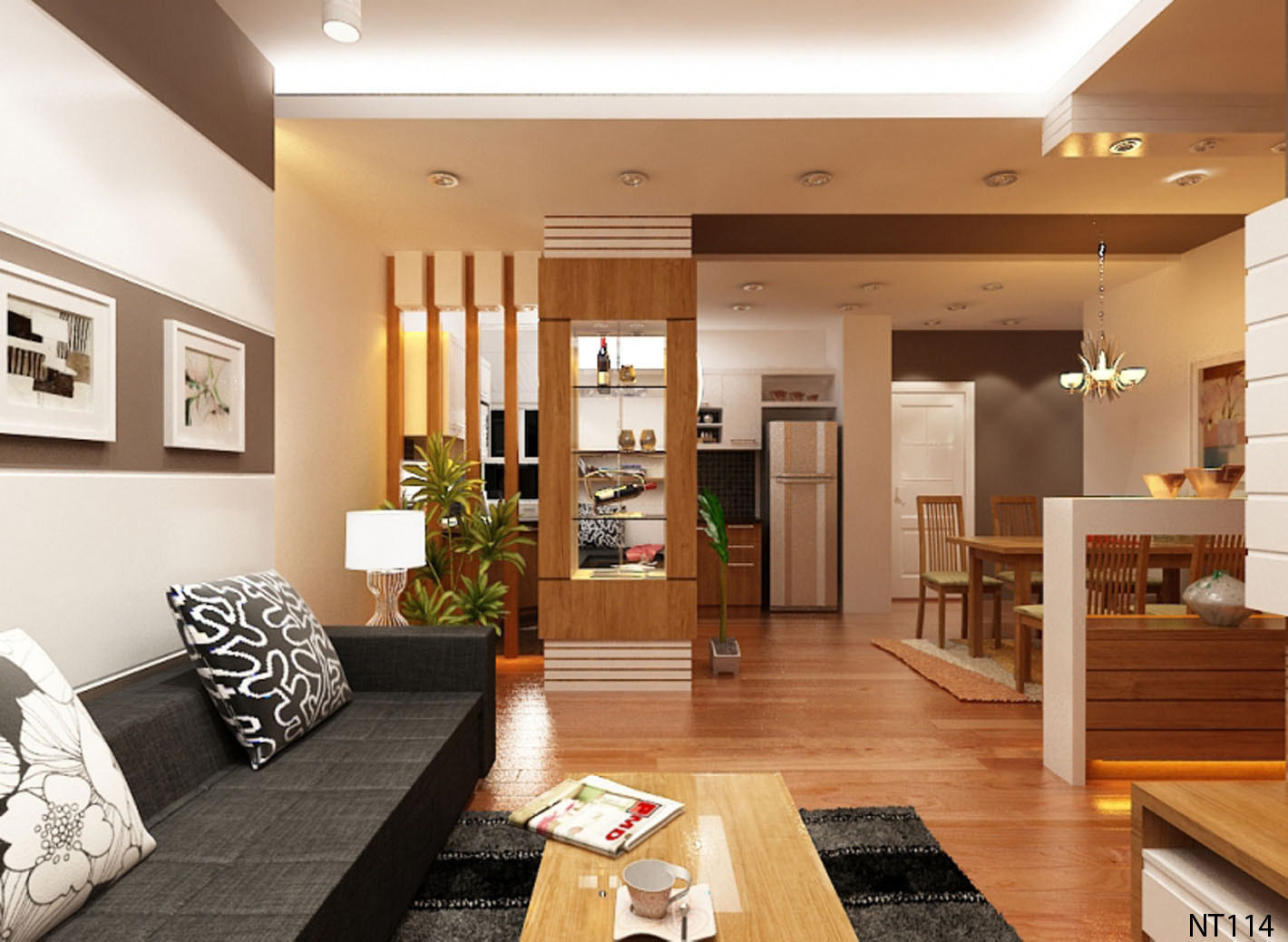 Phối cảnh 3D – Tổng hợp một số thiết kế phòng khách (10)