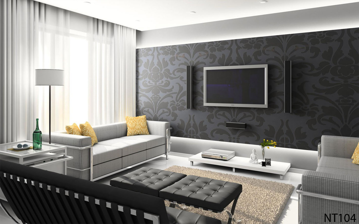 Phối cảnh 3D – Tổng hợp một số thiết kế phòng khách (2)