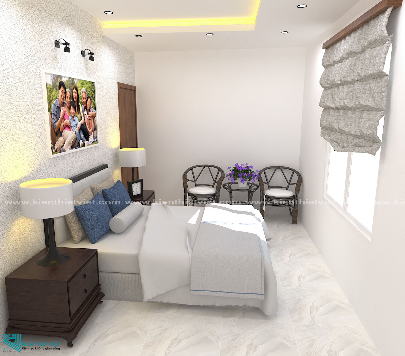 Phối cảnh 3D – Biệt Thự 3 tầng hiện đại quận 10 (11)