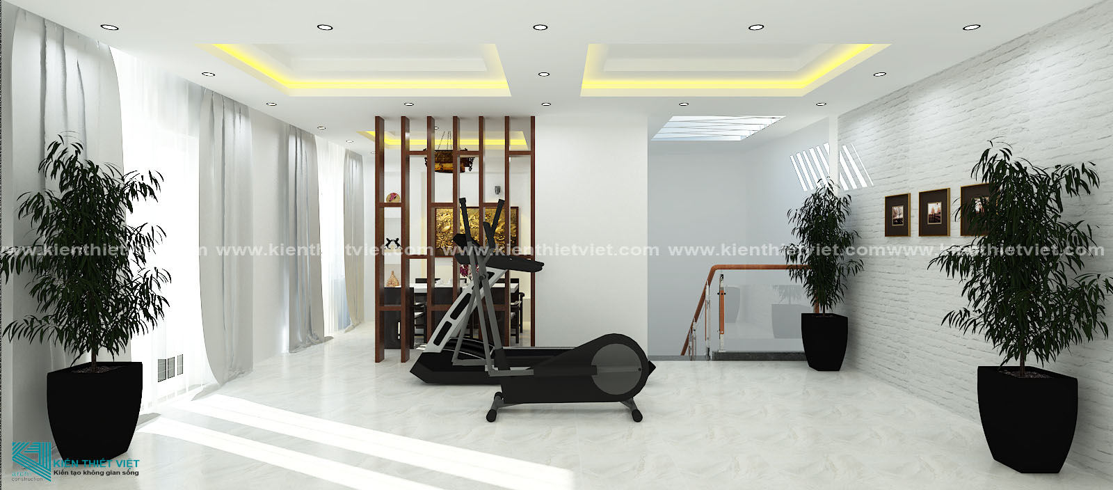 Phối cảnh 3D – Biệt Thự 3 tầng hiện đại quận 10 (16)