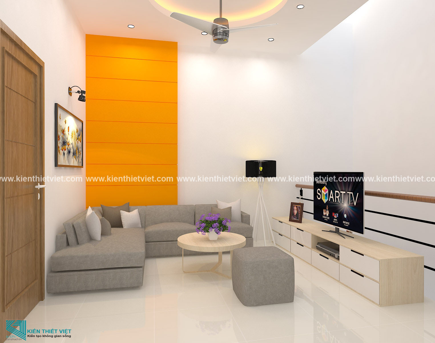 Phối cảnh 3D – Biệt Thự 3 tầng hiện đại quận 10 (18)