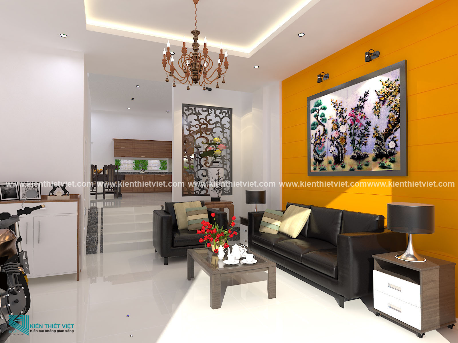 Phối cảnh 3D – Biệt Thự 3 tầng hiện đại quận 10 (28)