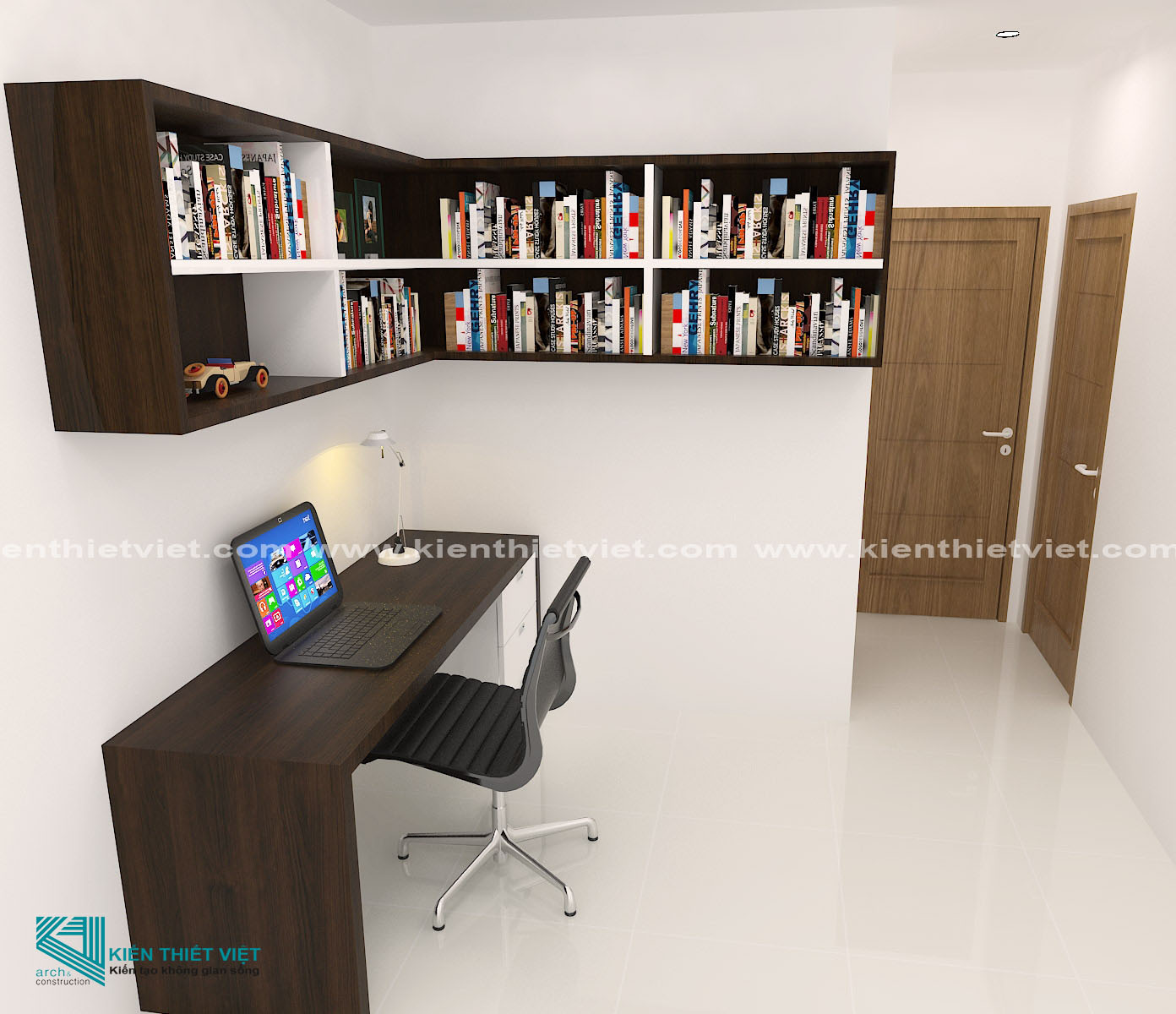 Phối cảnh 3D – Biệt Thự 3 tầng hiện đại quận 10 (24)