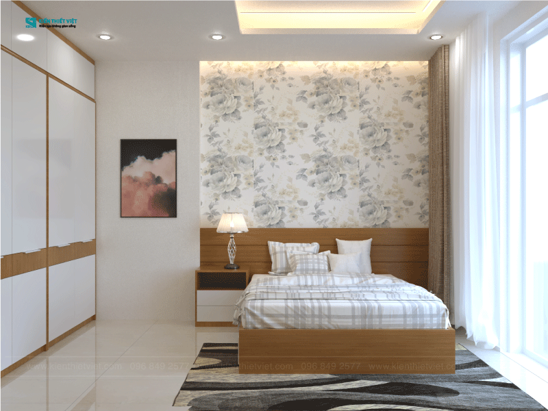 Phối cảnh 3D – Thiết kế nhà phố 1 trệt 1 lửng 2 lầu tân cổ điển (12)
