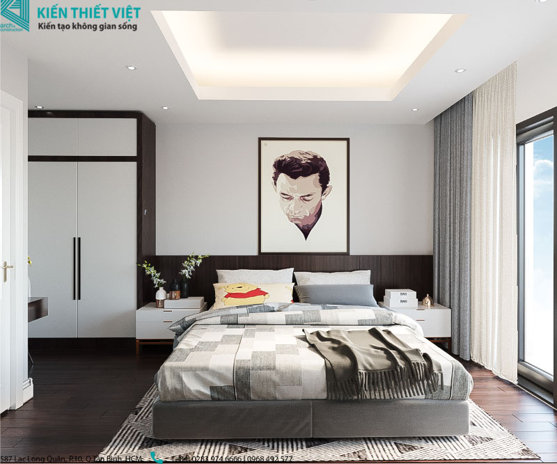 Phối cảnh 3D – Thiết kế nội thất căn hộ Hado Centrosa Garden 2 phòng ngủ (5)