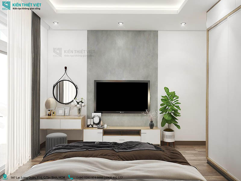 Phối cảnh 3D – Nhà phố 1 trệt 2 lầu nhà chị Trâm quận Thủ Đức (18)