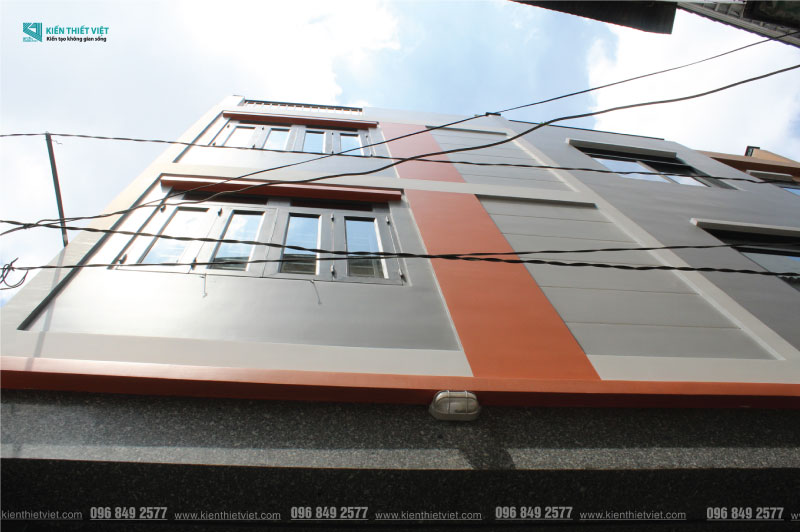 Phối cảnh 3D – Hình thực tế – nhà phố 1 trệt 3 lầu (1)