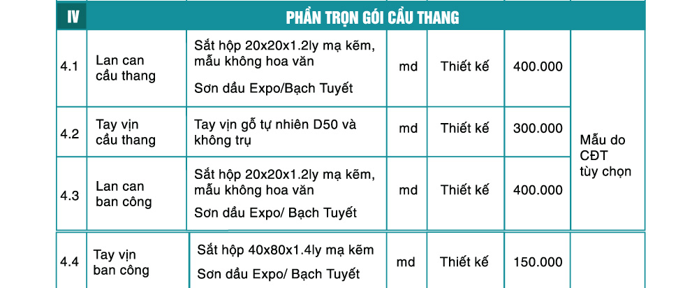 báo giá thi công hoàn thiện 4