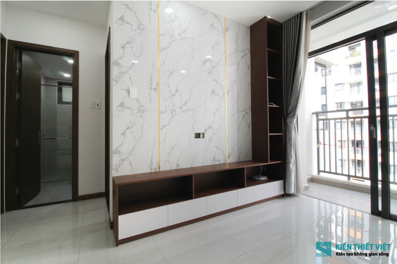 Phối cảnh 3D – Thi công nội thất gỗ căn hộ chung cư Him Lam Phú An (8)