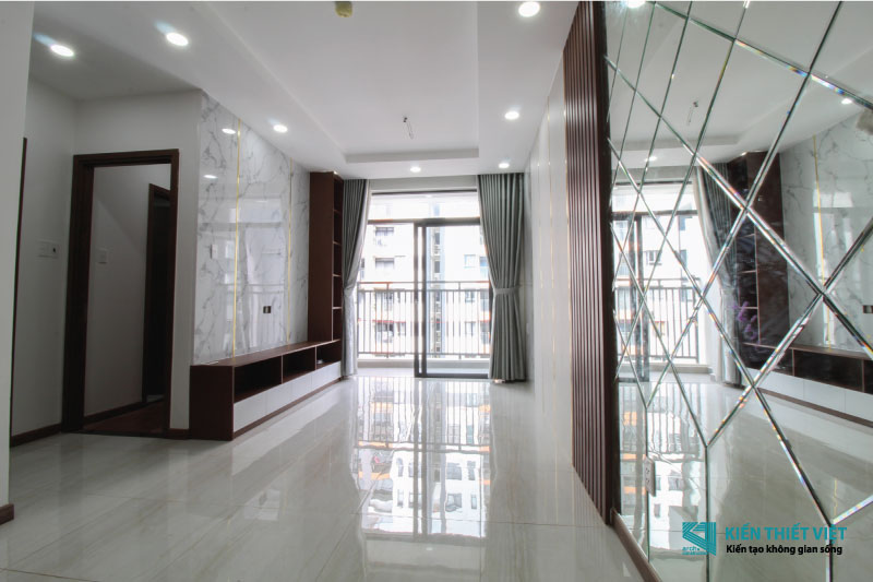 Phối cảnh 3D – Thi công nội thất gỗ căn hộ chung cư Him Lam Phú An (3)