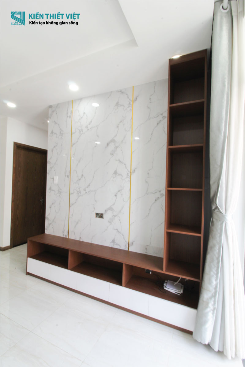 Phối cảnh 3D – Thi công nội thất gỗ căn hộ chung cư Him Lam Phú An (6)