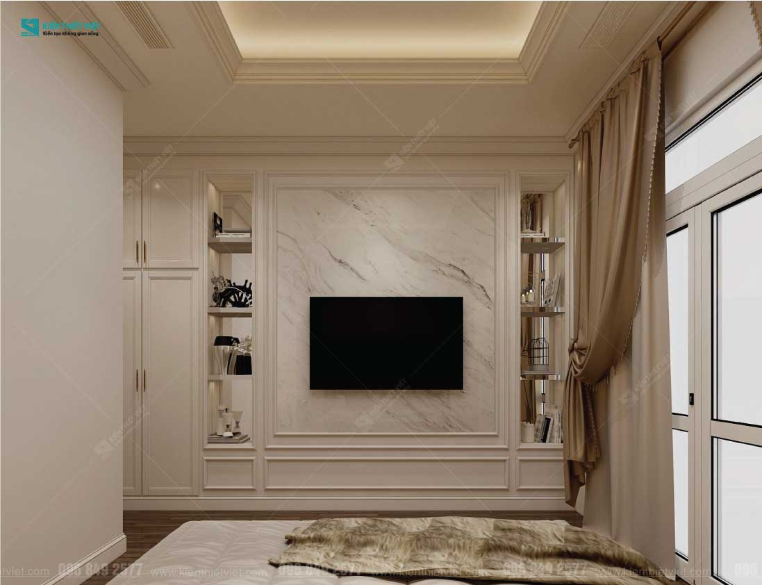 Phối cảnh 3D – Biệt thự phố tân cổ điển giữa lòng Sài Gòn (11)