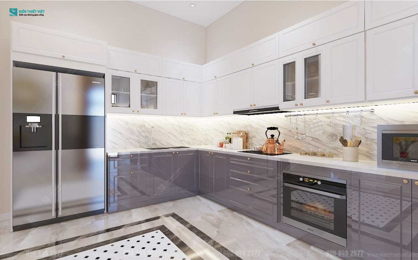 Phối cảnh 3D – Biệt thự phố tân cổ điển giữa lòng Sài Gòn (7)