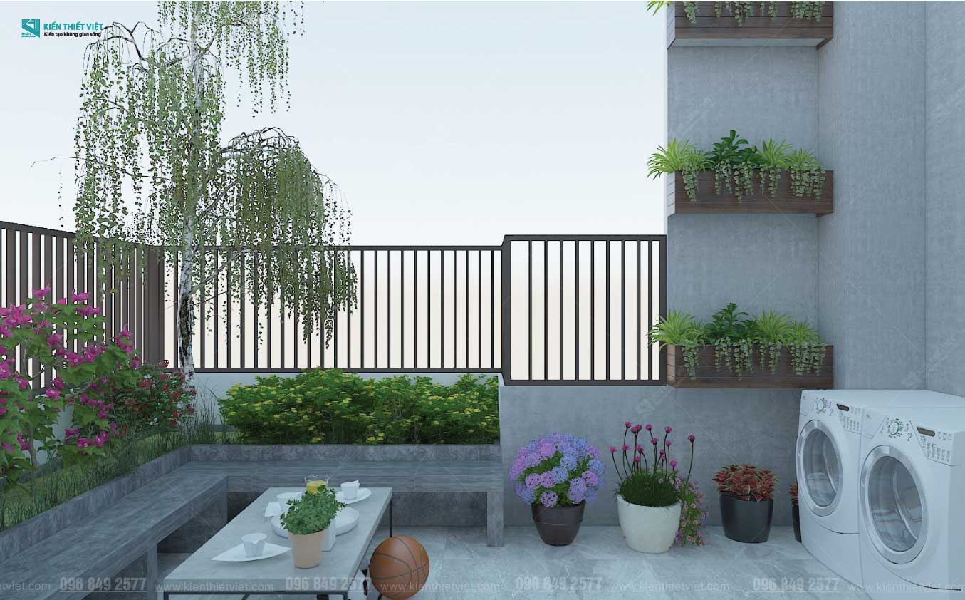Phối cảnh 3D – Biệt thự phố tân cổ điển giữa lòng Sài Gòn (15)
