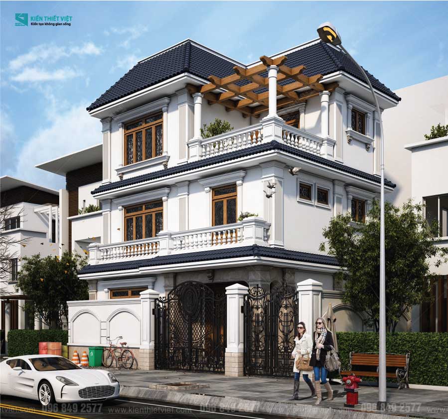 biệt thự tân cổ điển 1 trệt 2 lầu (1)
