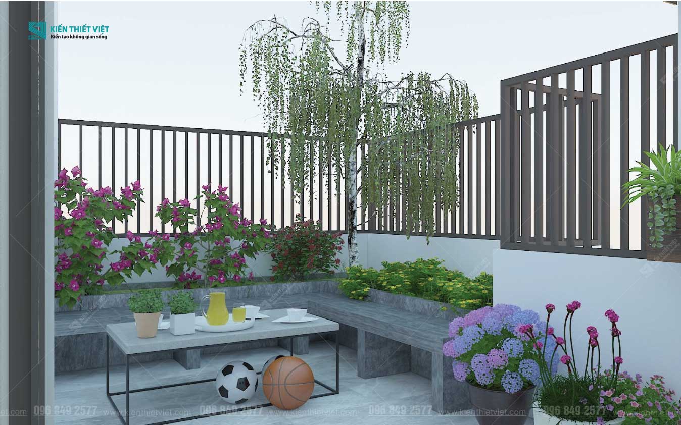 Phối cảnh 3D – Biệt thự phố tân cổ điển giữa lòng Sài Gòn (14)