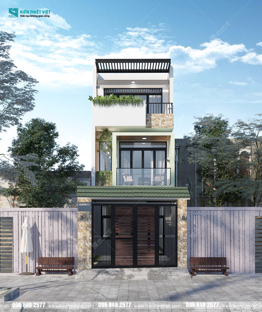 thiết kế nhà phố hiện đại (2)