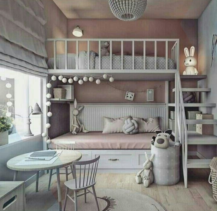 mẫu giường tầng dành cho bé