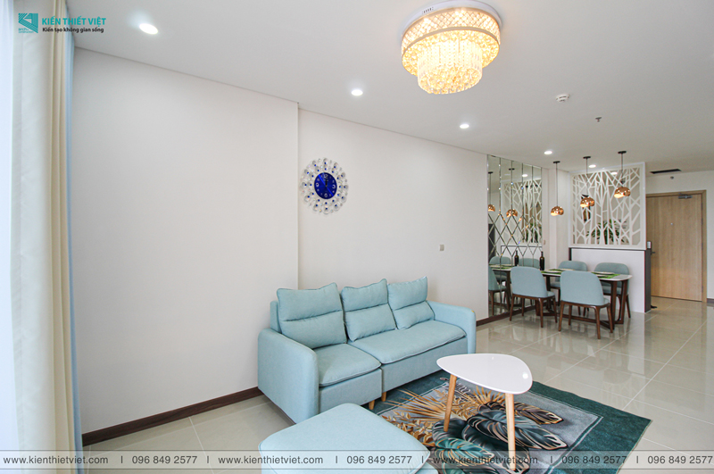 Phối cảnh 3D – [Công trình thực tế] Thi công nội thất căn hộ Hado Centrosa Garden 95m2 (4)