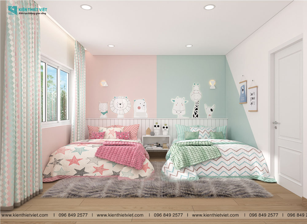 Phối cảnh 3D – Thiết kế biệt thự song lập Nam Phú quận 7 (14)