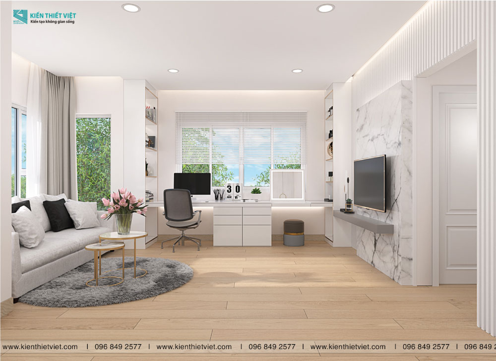 Phối cảnh 3D – Thiết kế biệt thự song lập Nam Phú quận 7 (13)