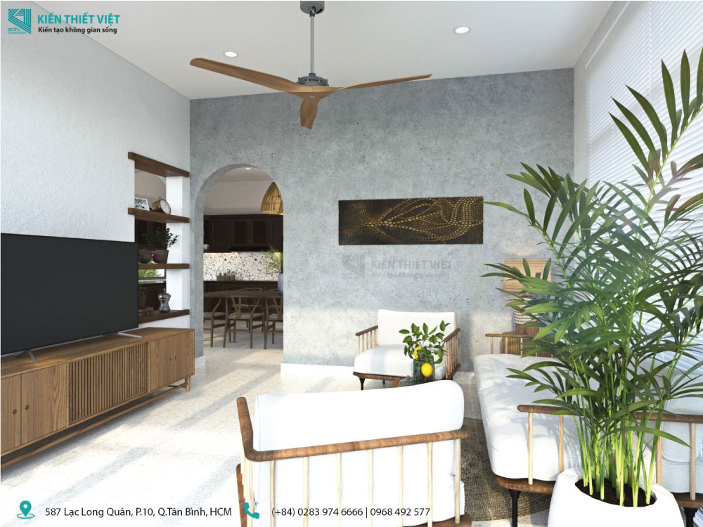 thiết kế nội thất phòng khách (4)