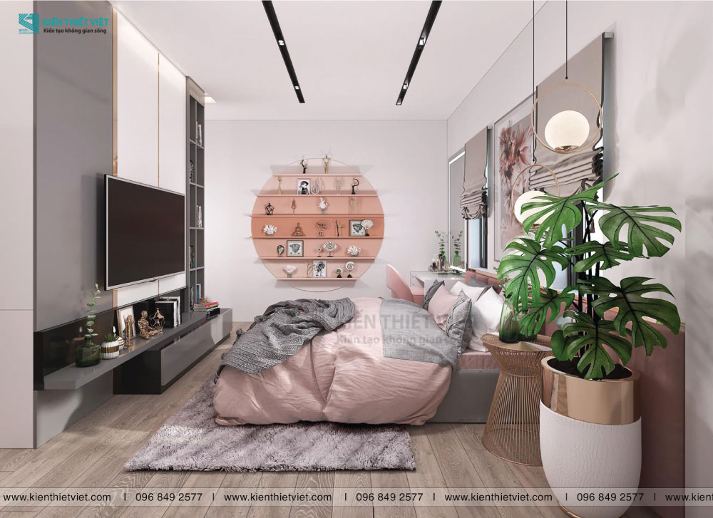 Phối cảnh 3D – Thiết kế nhà phố tân cổ điển 5 tầng (19)