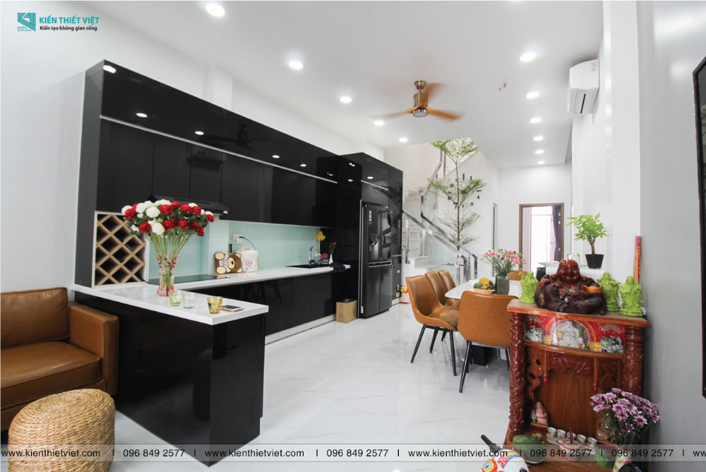 Phối cảnh 3D – [Hình thực tế] – Khám phá nhà phố đẹp ngập tràn cây xanh tại Thủ Đức (7)
