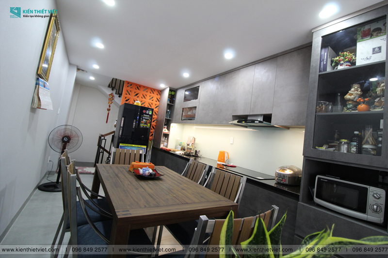 Phối cảnh 3D – [Công trình thực tế] nhà phố 1 trệt 1 lửng 2 lầu và sân thượng (2)