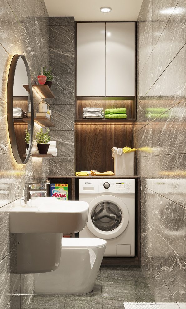 Phối cảnh 3D – Thiết kế nhà phố 2 mặt tiền Anh Phong (14)