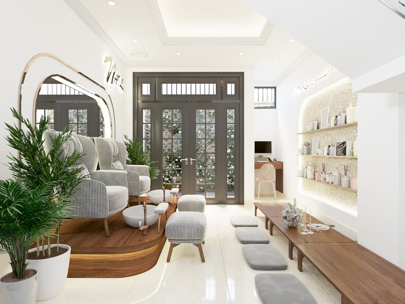 Phối cảnh 3D – Thiết kế nhà phố 2 mặt tiền Anh Phong (8)