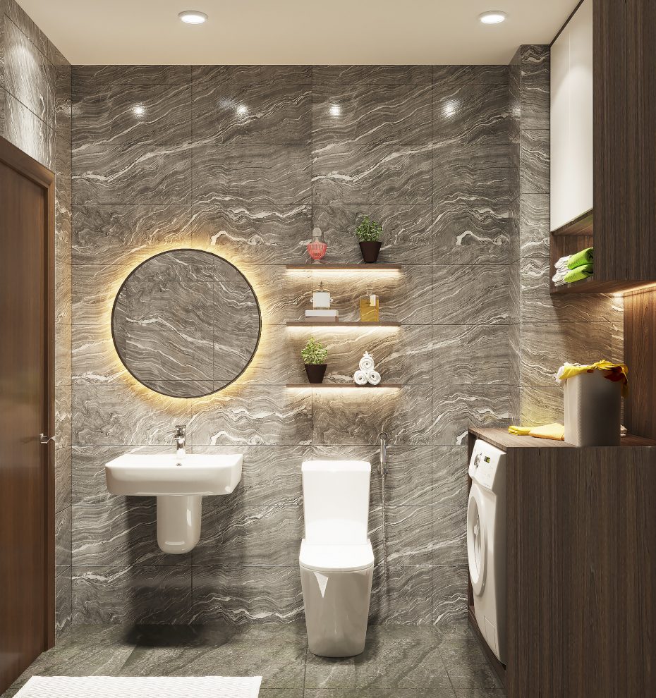 Phối cảnh 3D – Thiết kế nhà phố 2 mặt tiền Anh Phong (13)