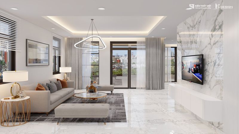 thiết kế phòng sinh hoạt chung nhà chị hiền củ chi (9)