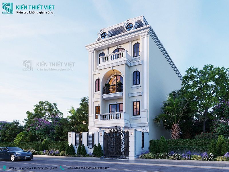 thiết kế biệt thự tân cổ điển (2)